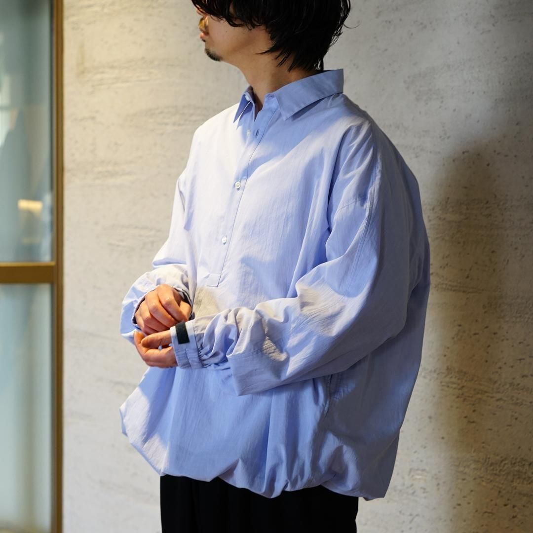 Graphpaper (グラフペーパー) Seersucker Pullover Shirt (GU251-50063