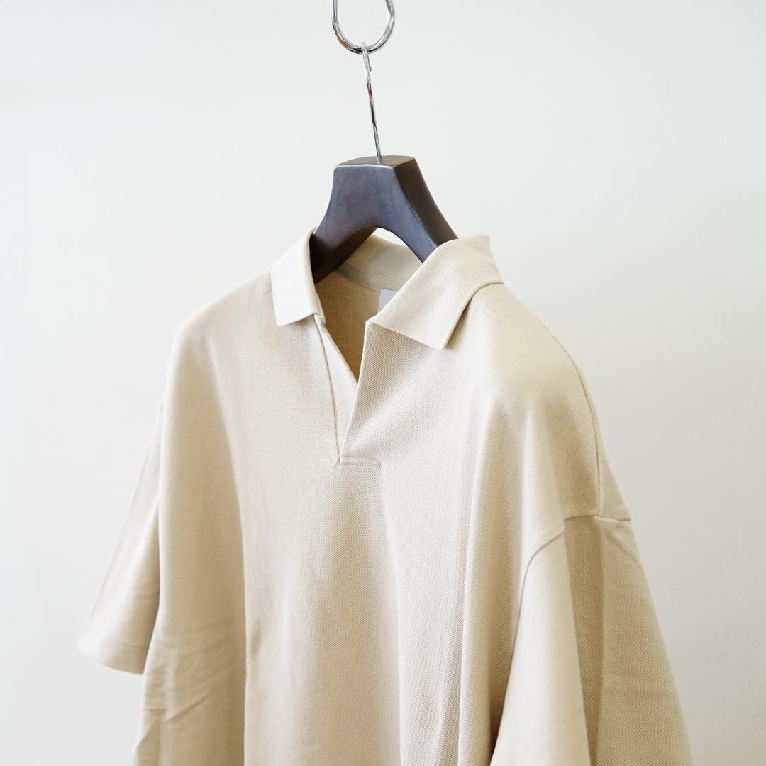 Graphpaper (グラフペーパー)Cotton Pique Jersey S/S Skipper