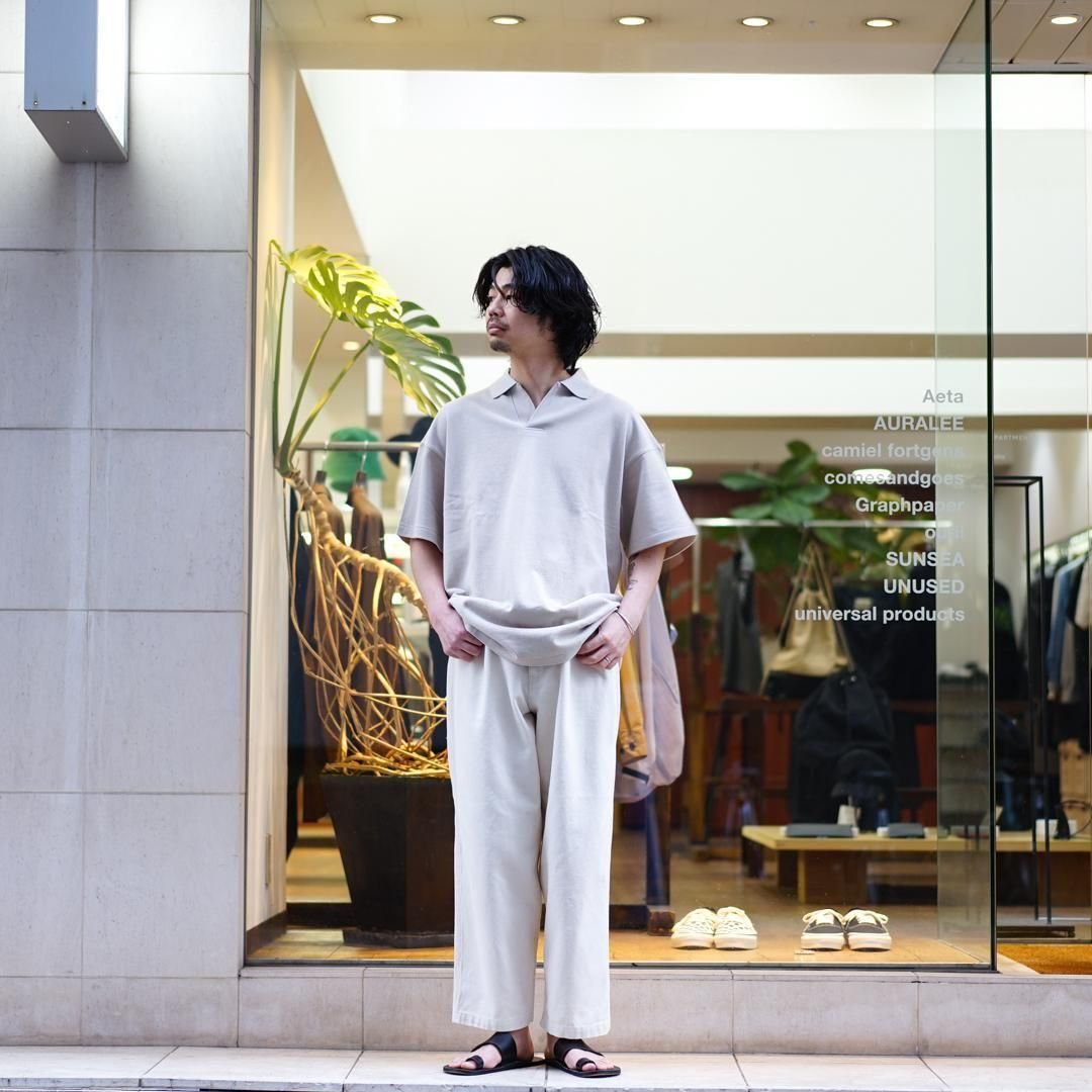 E*e様 Graphpaper S/S Skipper Polo size 2 E*eサマ Graphpaper S/S Skipper Polo size 2