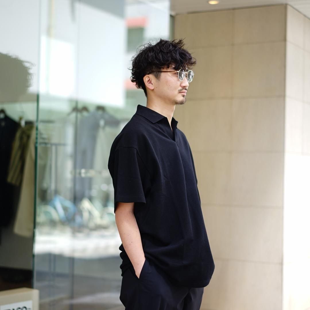 Graphpaper (グラフペーパー) Cotton Pique Jersey S/S Skipper