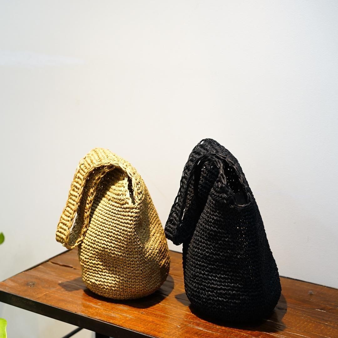 aeta ペーパーヤーンバッグ　BLACK Aeta/PAPER YARN TOTE BAG S(BLACK)(1)