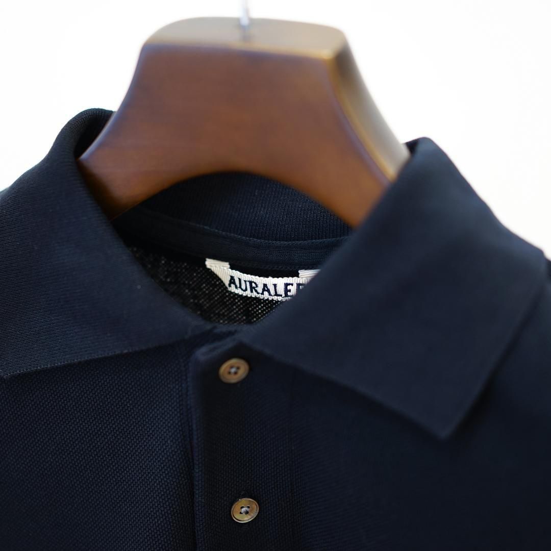 AURALEE (オーラリー) Pima Cotton Heavy Pique POLO(A25SP01SK