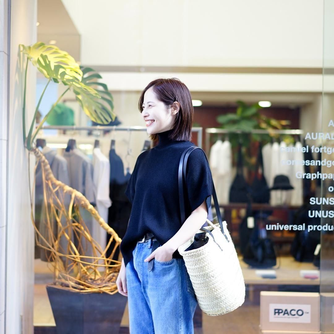 aeta アエタ handle Aeta(アエタ) Innner Lid Basket Long Handle:M(TB10)/Black
