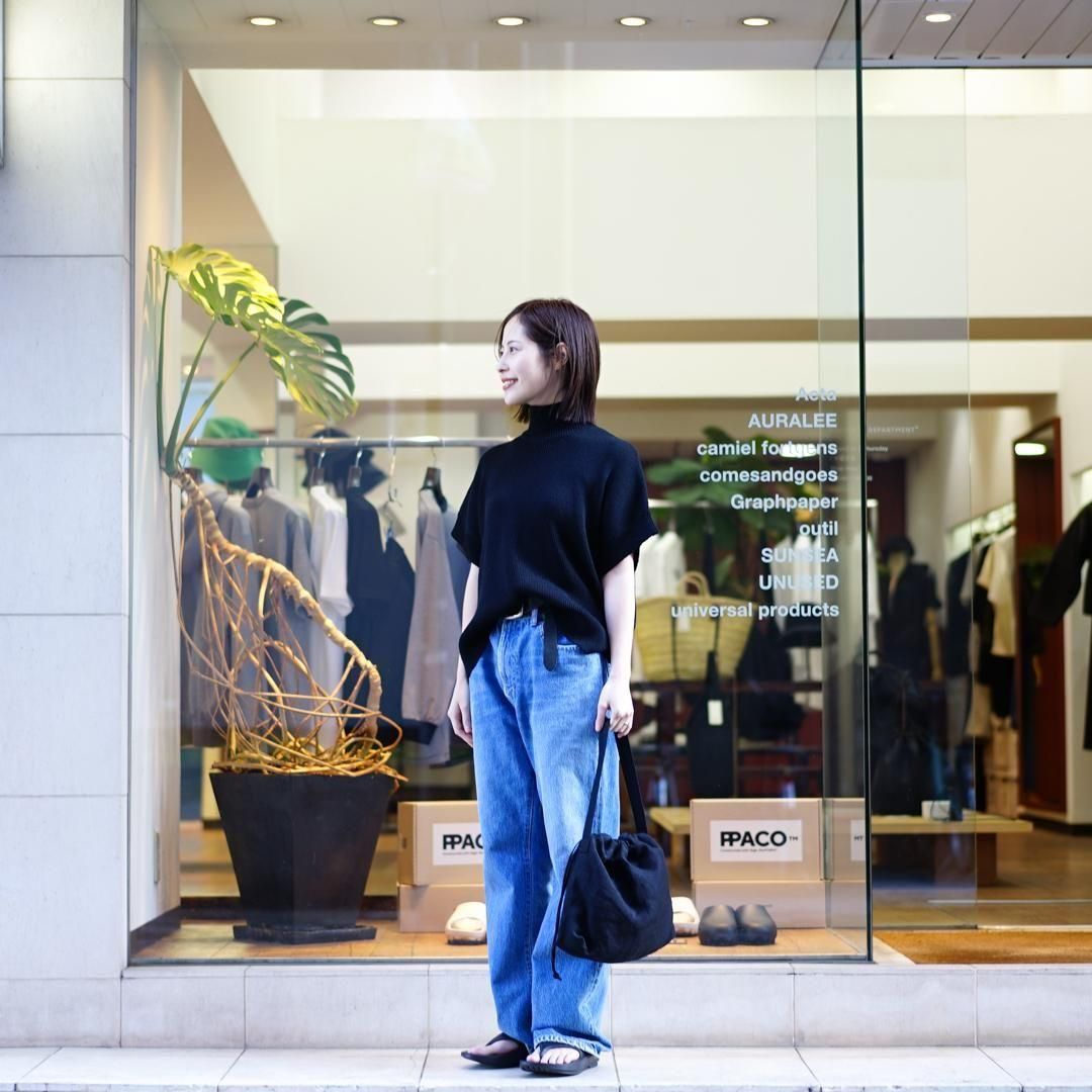 Aeta(アエタ) Draw String One Shoulder:S(HM04)/Black