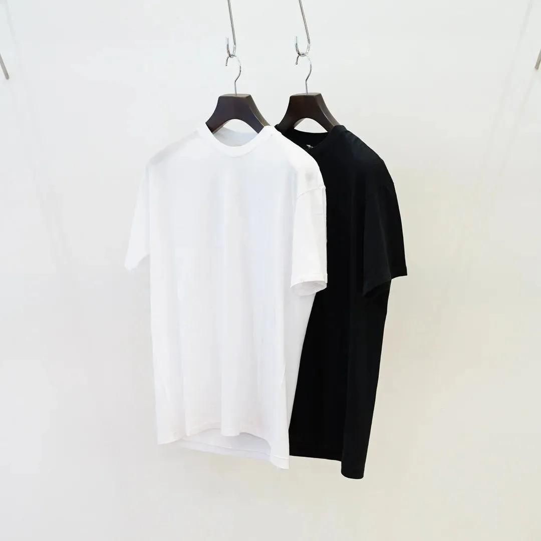 AURALEE (꡼) Seamless Crew Neck Tee(A00T01ST) /White/Black