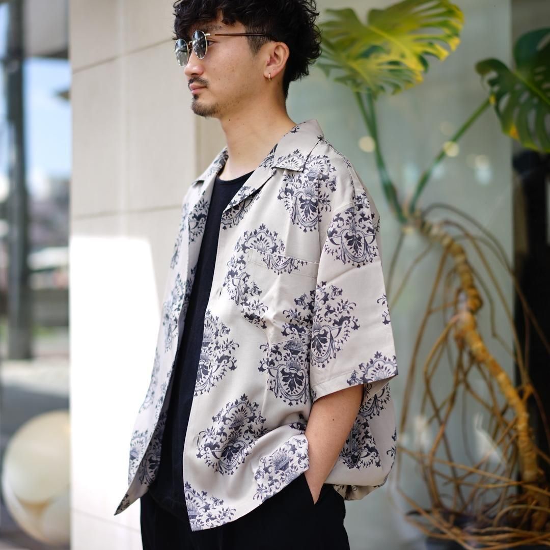 新品未使用タグ付き　UNUSED アンユーズド　半袖シャツ UNUSED (アンユーズド) Short Sleeve Shirt (US2500)/Beige
