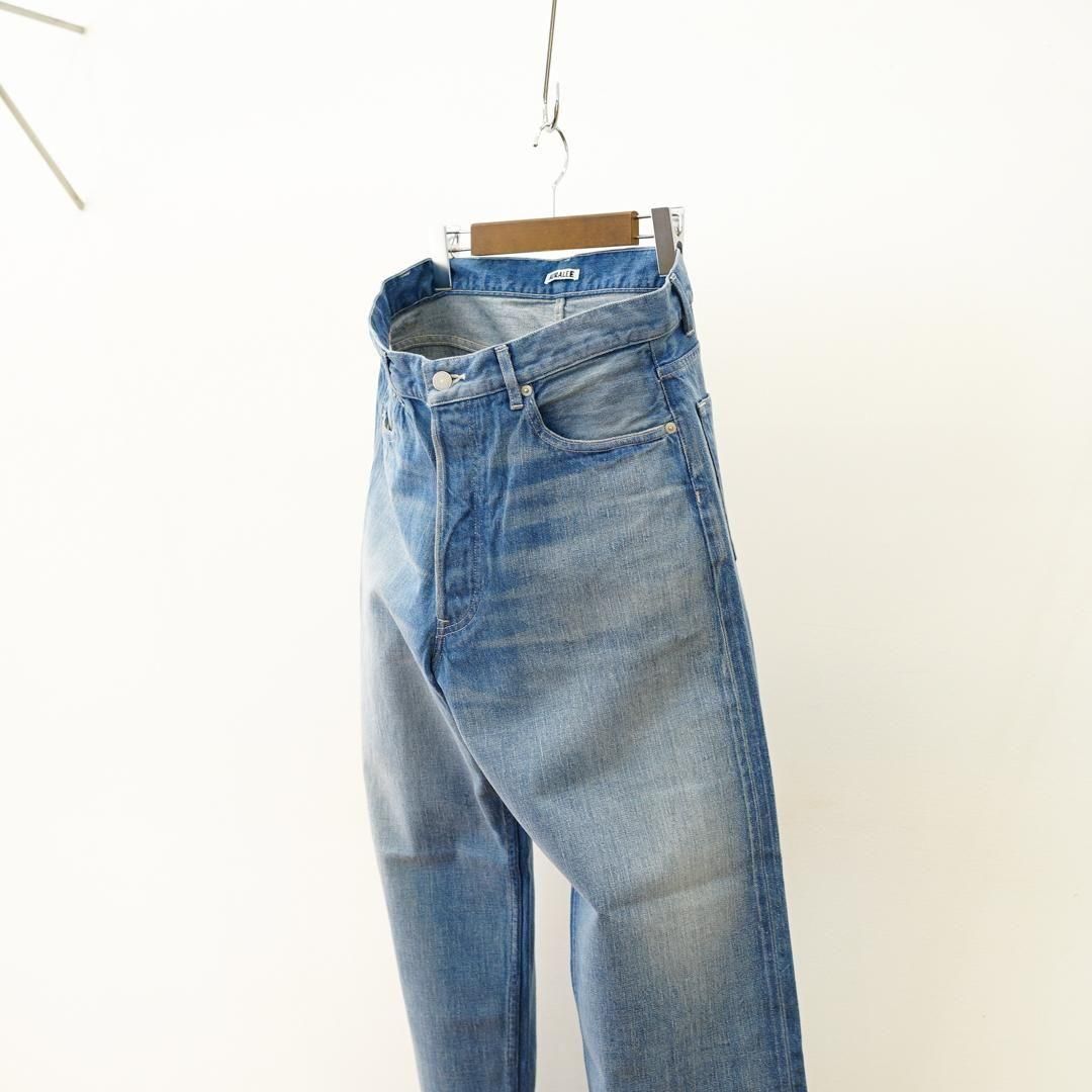 3　AURALEE 25SS デニム　オーラリー　 SELVEDGE FADED AURALEE (オーラリー)】 SELVEDGE FADED LIGHT DENIM PANTS