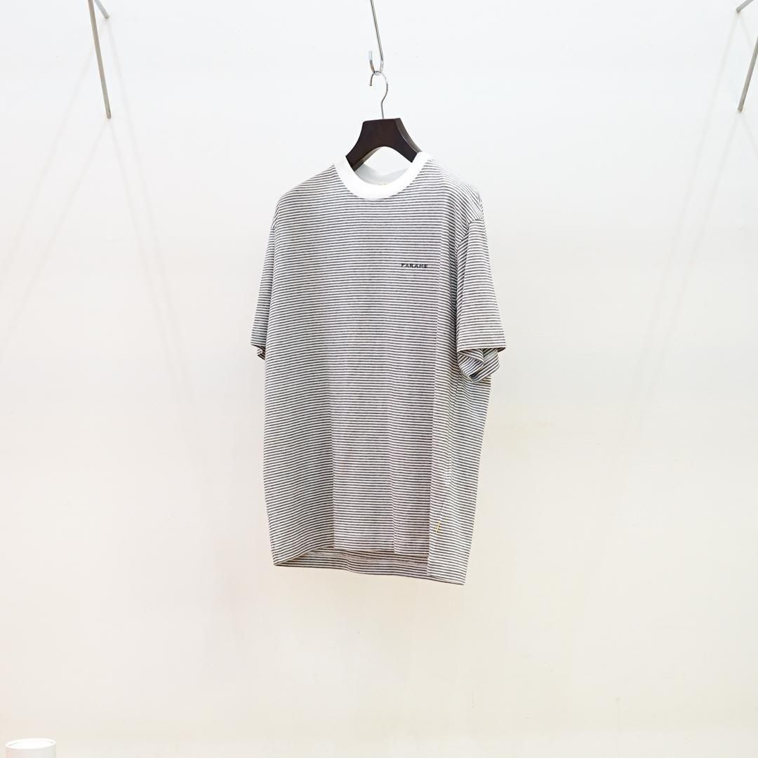 FARAH (ե顼) Multi Striped S/S Tee (FR0501-M3004)/White