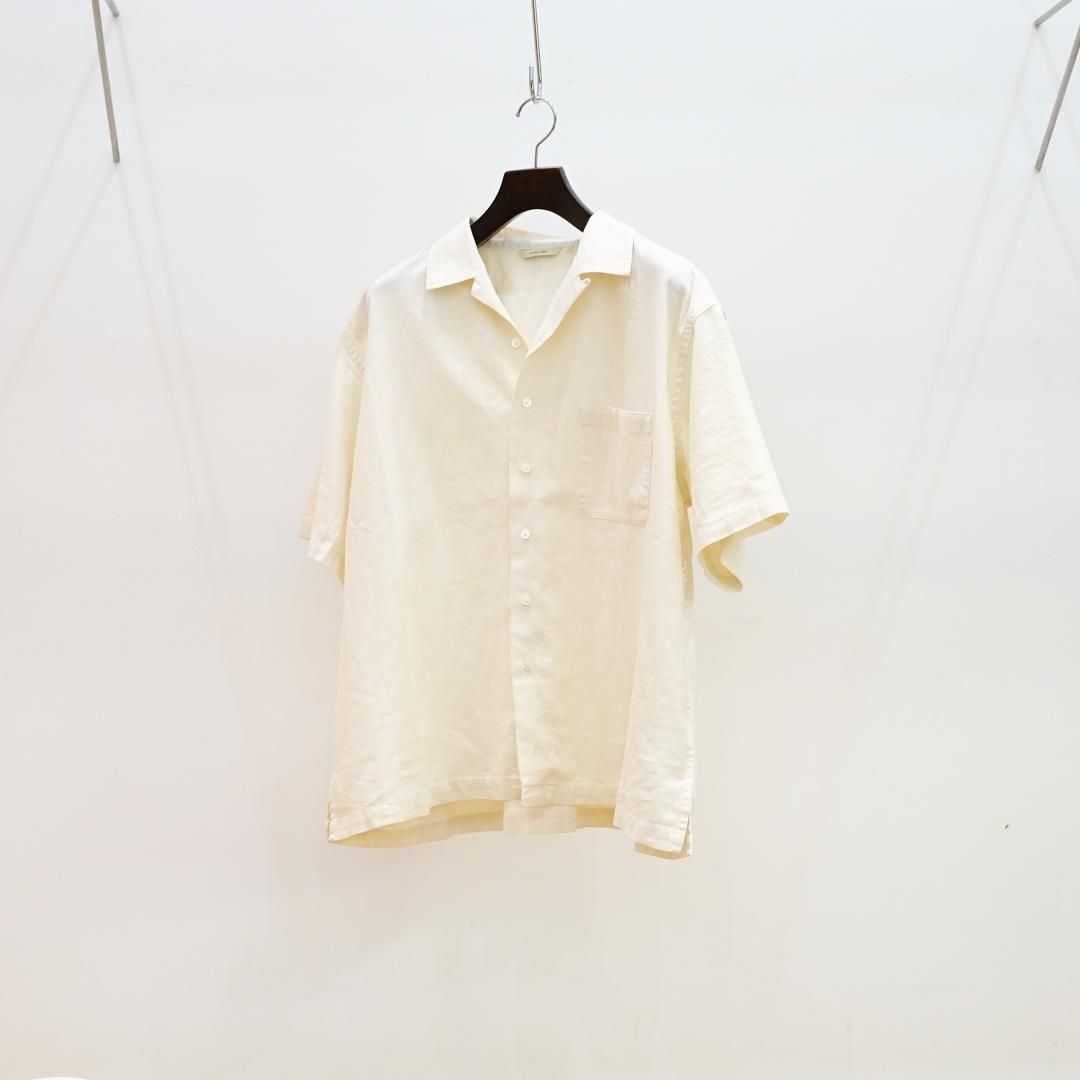 FARAH (ե顼) Open Collar Shirt/Ivory