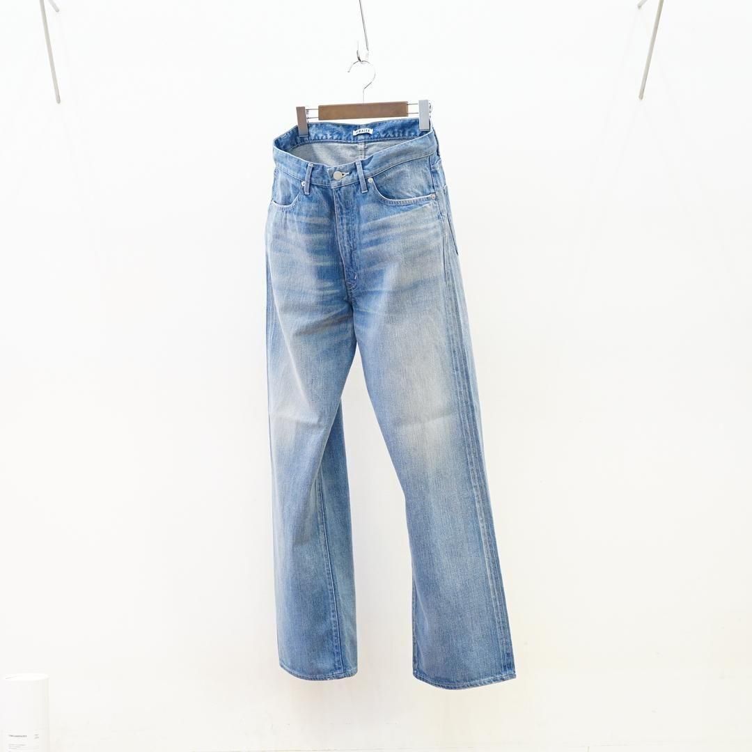 AURALEE (꡼) Selvedge Faded Light Denim Pants(A25SP02DE)/Light Indigo