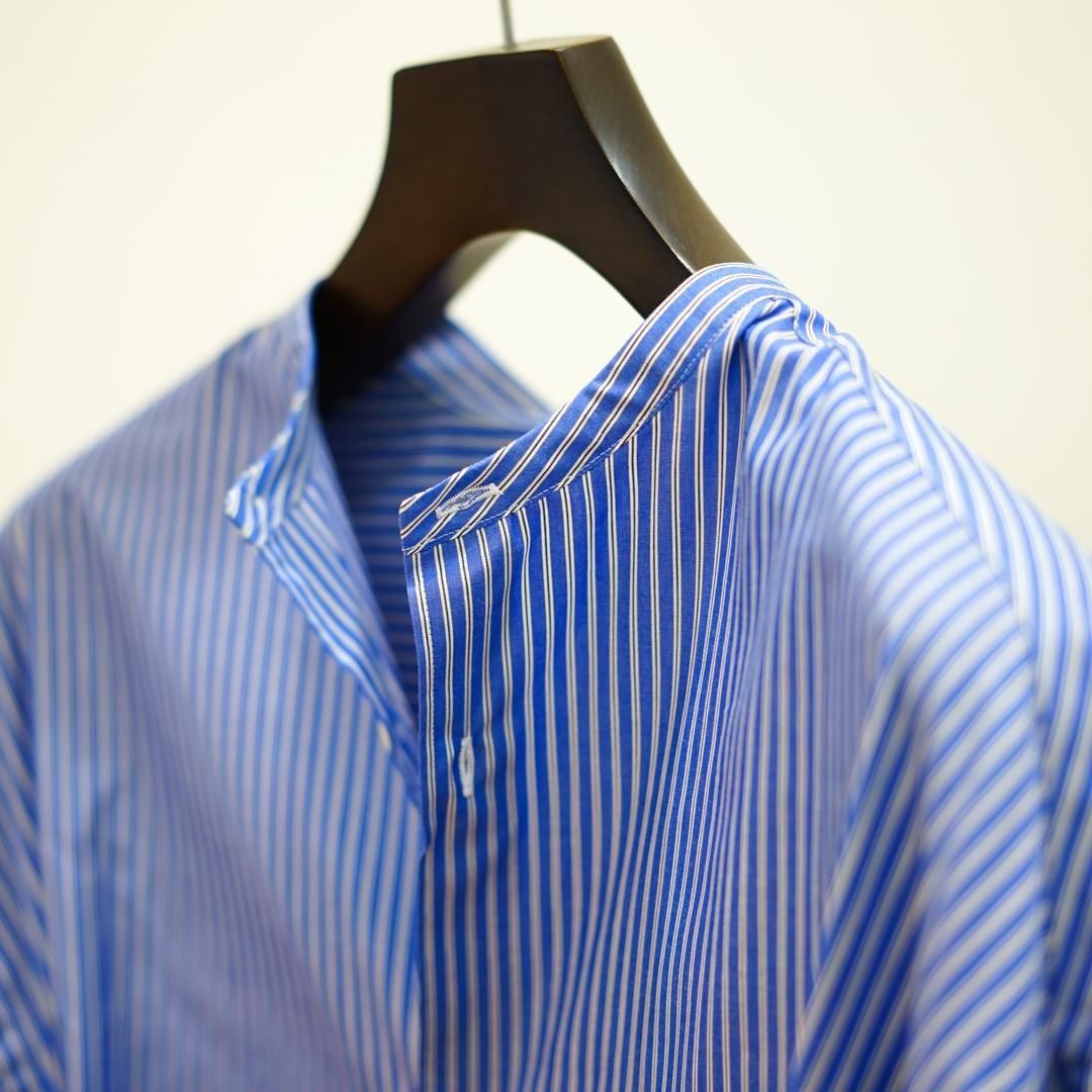 Graphpaper ストライプ 長袖シャツ　即購入可 グラフペーパー Graphpaper ストライプ長袖シャツ GM191-50033B