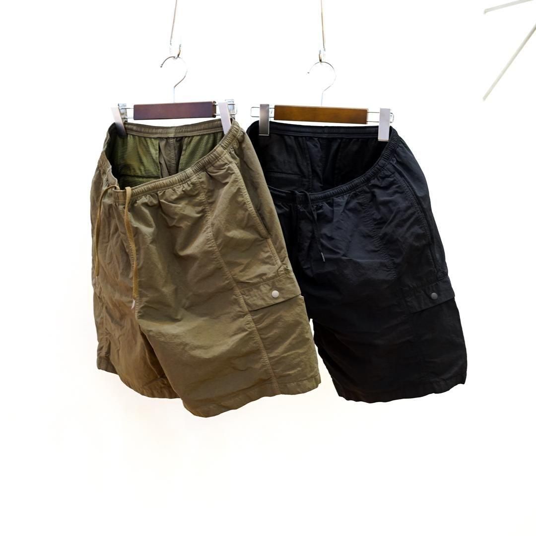 universal products(˥Сץť) Garment Dye Nylon Shorts(251-60503)
/Fade Olive/Fade Black