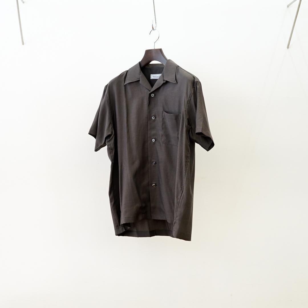 universal products(˥Сץť) Open Collar S/S Shirt/Charcoal
