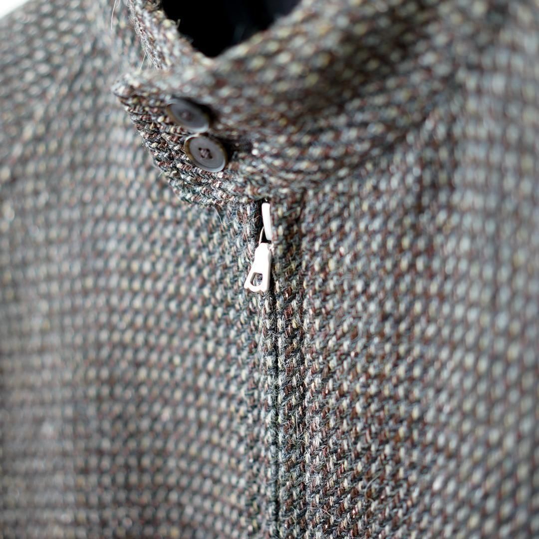 AURALEE (オーラリー)ALPACA WOOL SILK TWEED ZIP BLOUSON