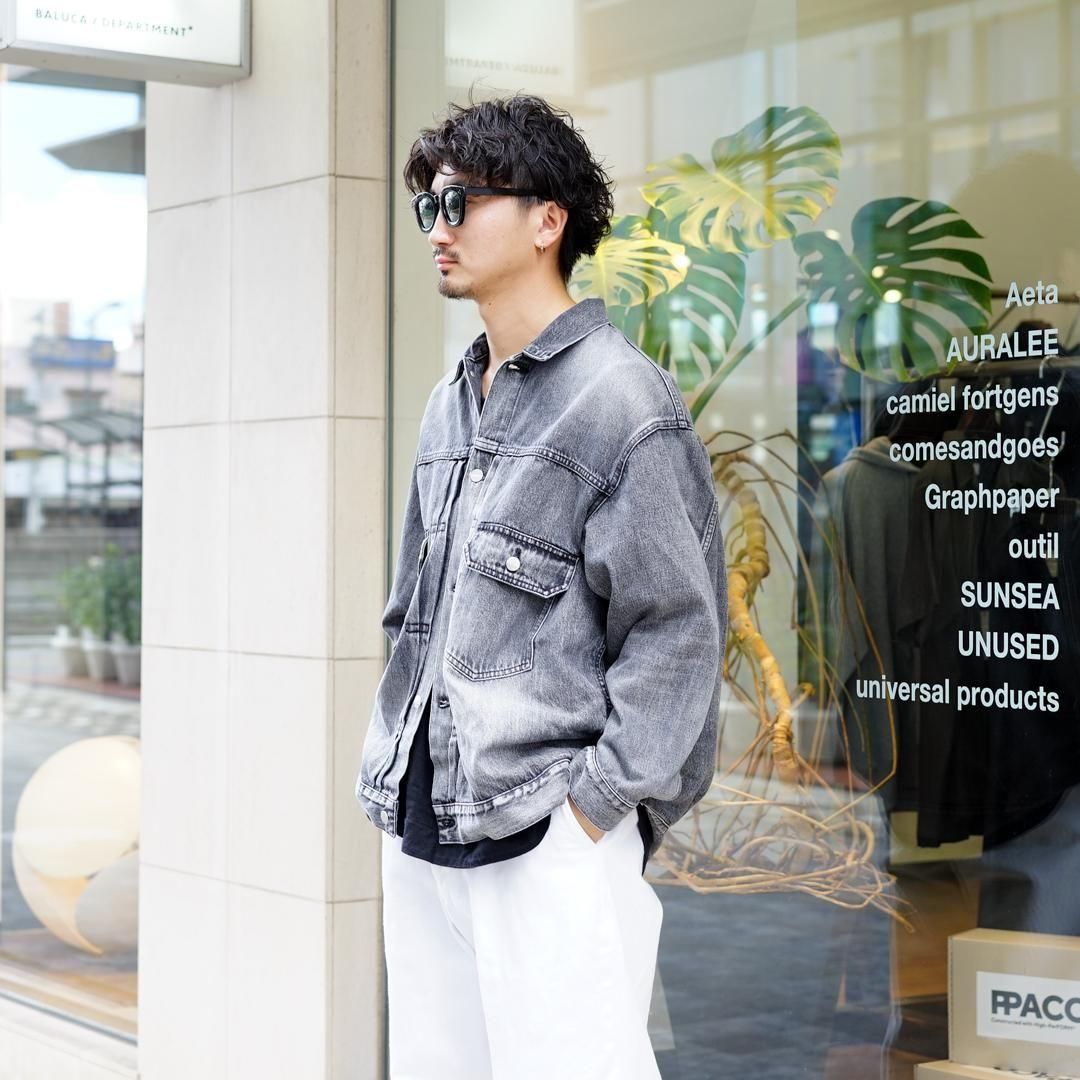 FRKM SCD オーバーシルエット ジャケット セール】【forksy.】オーバーサイズ2Wayシルエットデニム