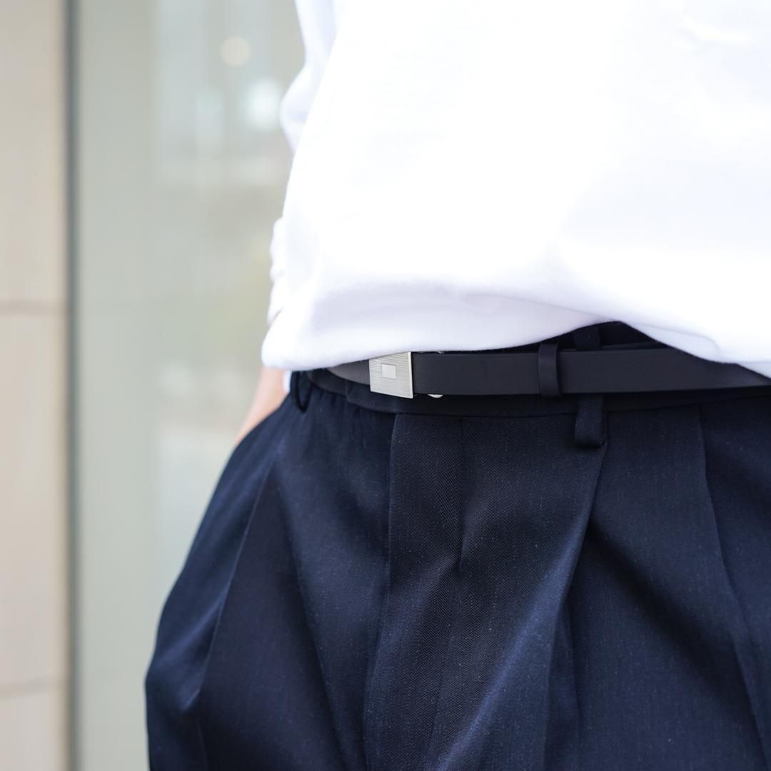 AURALEE (オーラリー) Slide Buckle Belt(A00B04RP) /Black