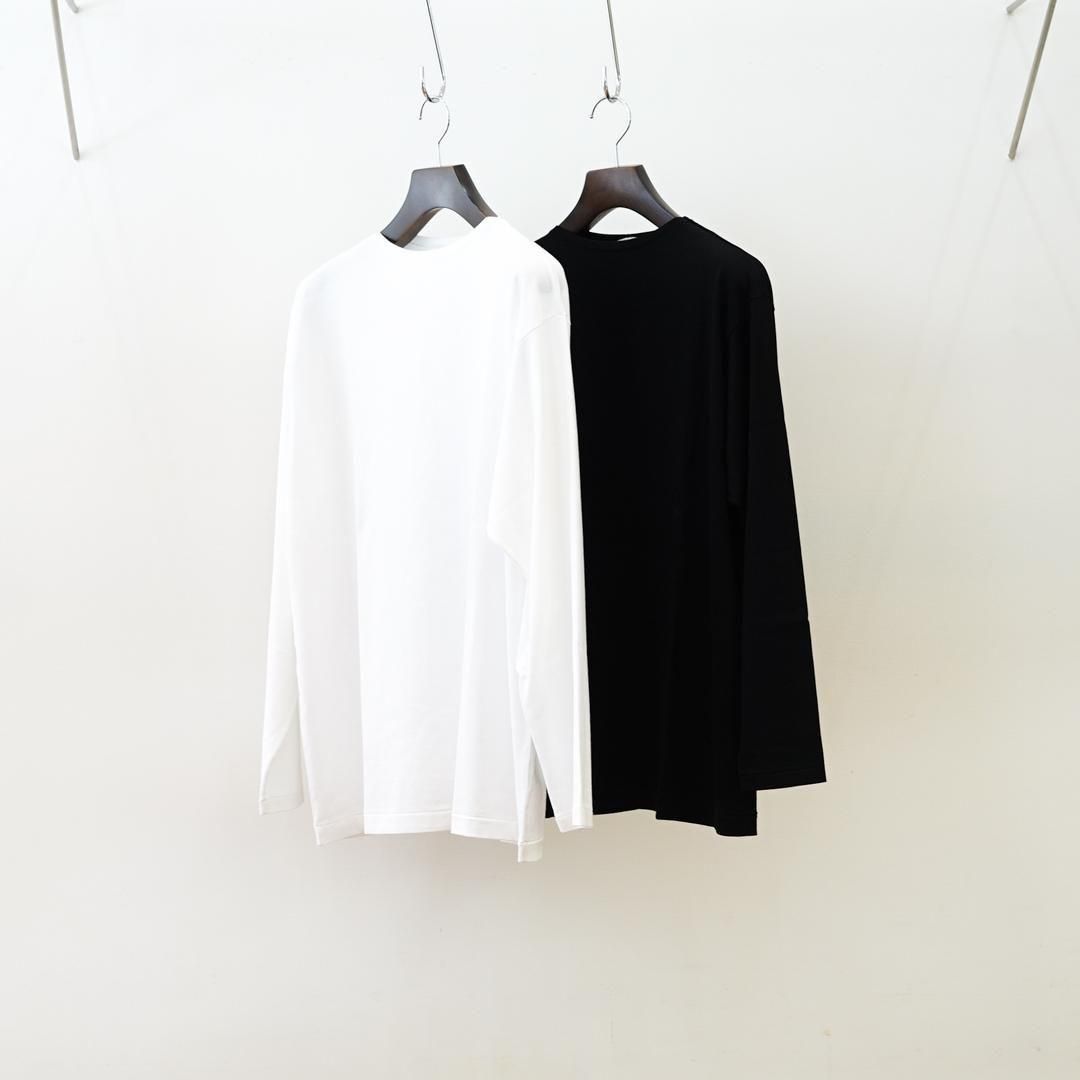 AURALEE (オーラリー) Luster Plaiting Boat-Neck L/S Tee