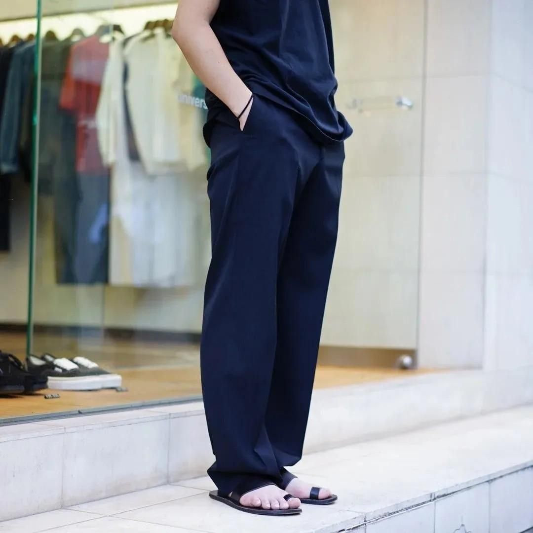AURALEE×RonHerman別注　ライトウールマックス　スラックス AURALEE / Light Wool Max Gabardine Two-Tuck Slacks (Top