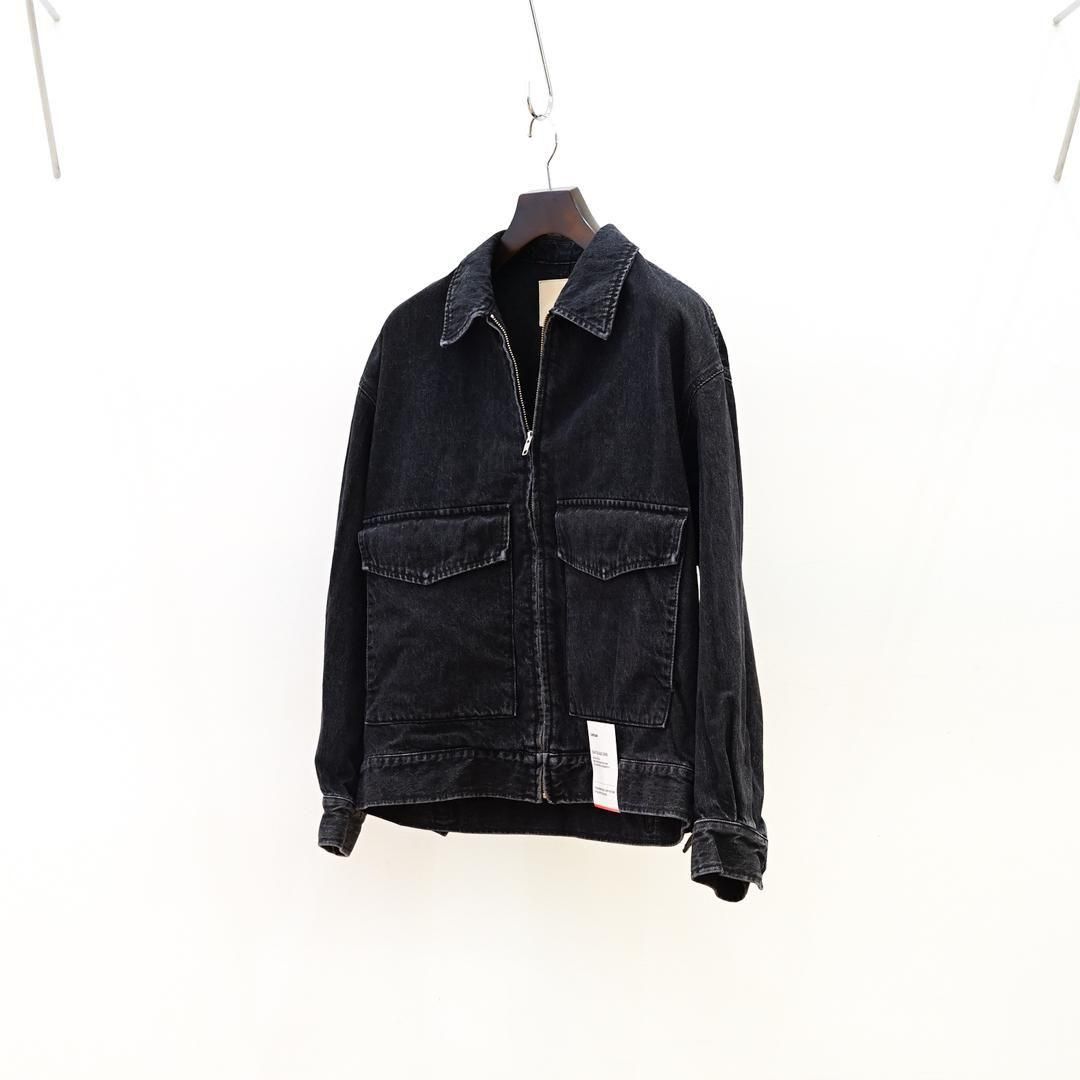 RICCA Pachman バルーンスリーブ ジャケット 黒 Selvage Denim Zip Jacket – Graphpaper KYOTO｜グラフペーパー