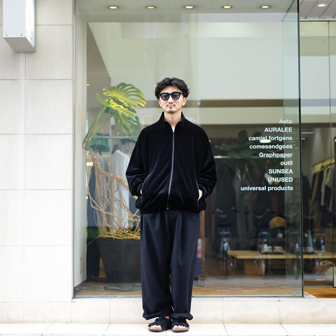 Graphpaper (グラフペーパー) Compact Velour Track Jacket(GM253