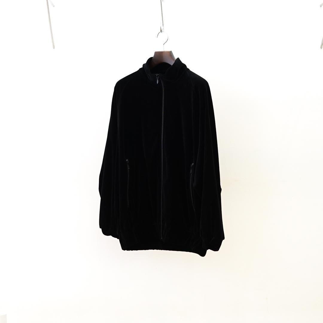 Graphpaper (եڡѡ) Compact Velour Track Jacket(GM253-70404)/Black