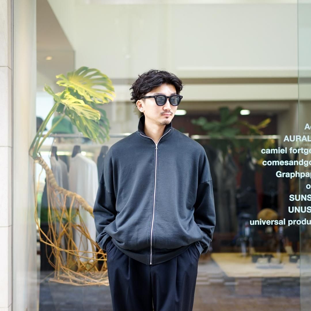 AURALEE (꡼)Super High Gauge Sweat Zip Blouson(A25AB01CU)/Ink Black