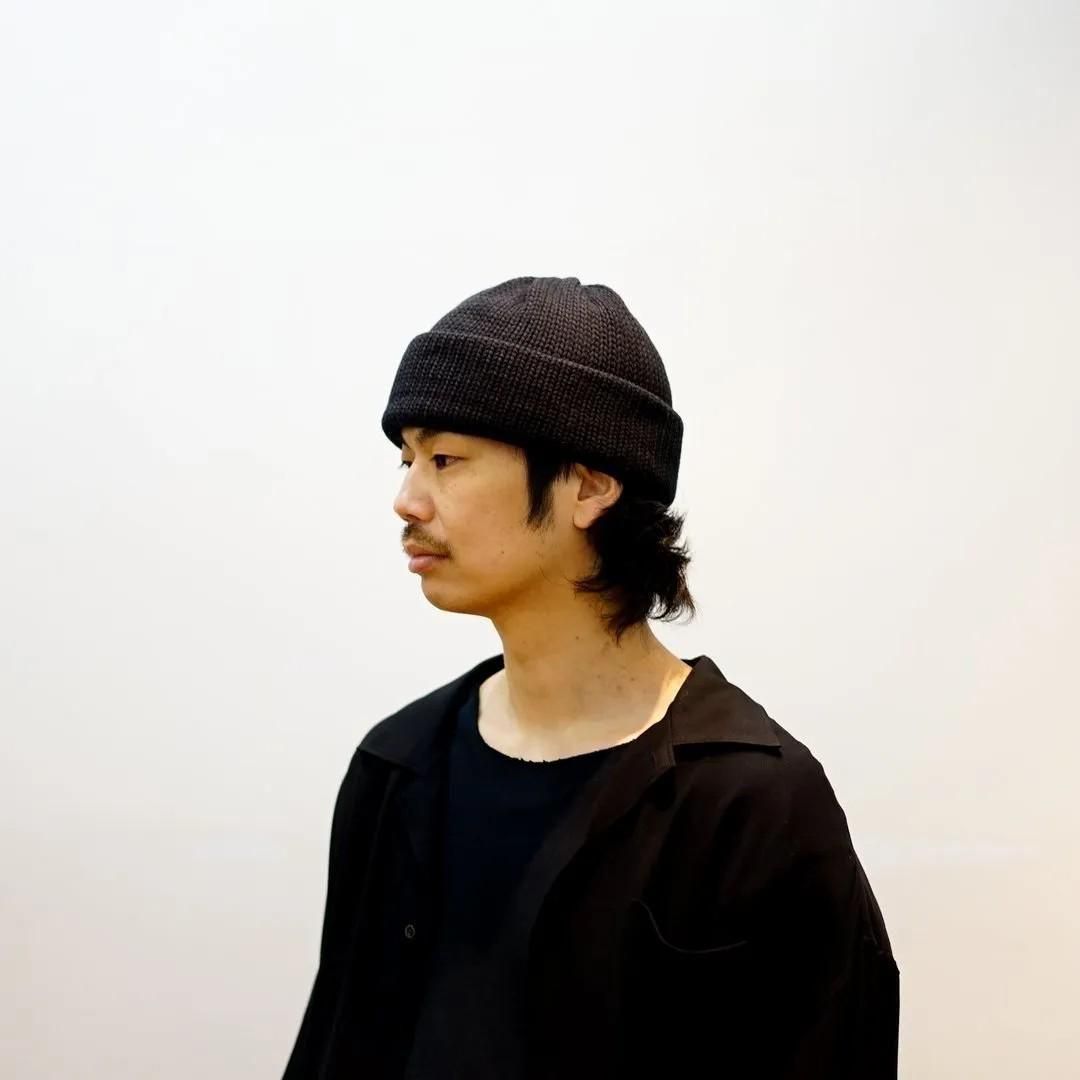comesandgoes (カムズアンドゴーズ)Cotton 3G Standard Knit (27200)/Black