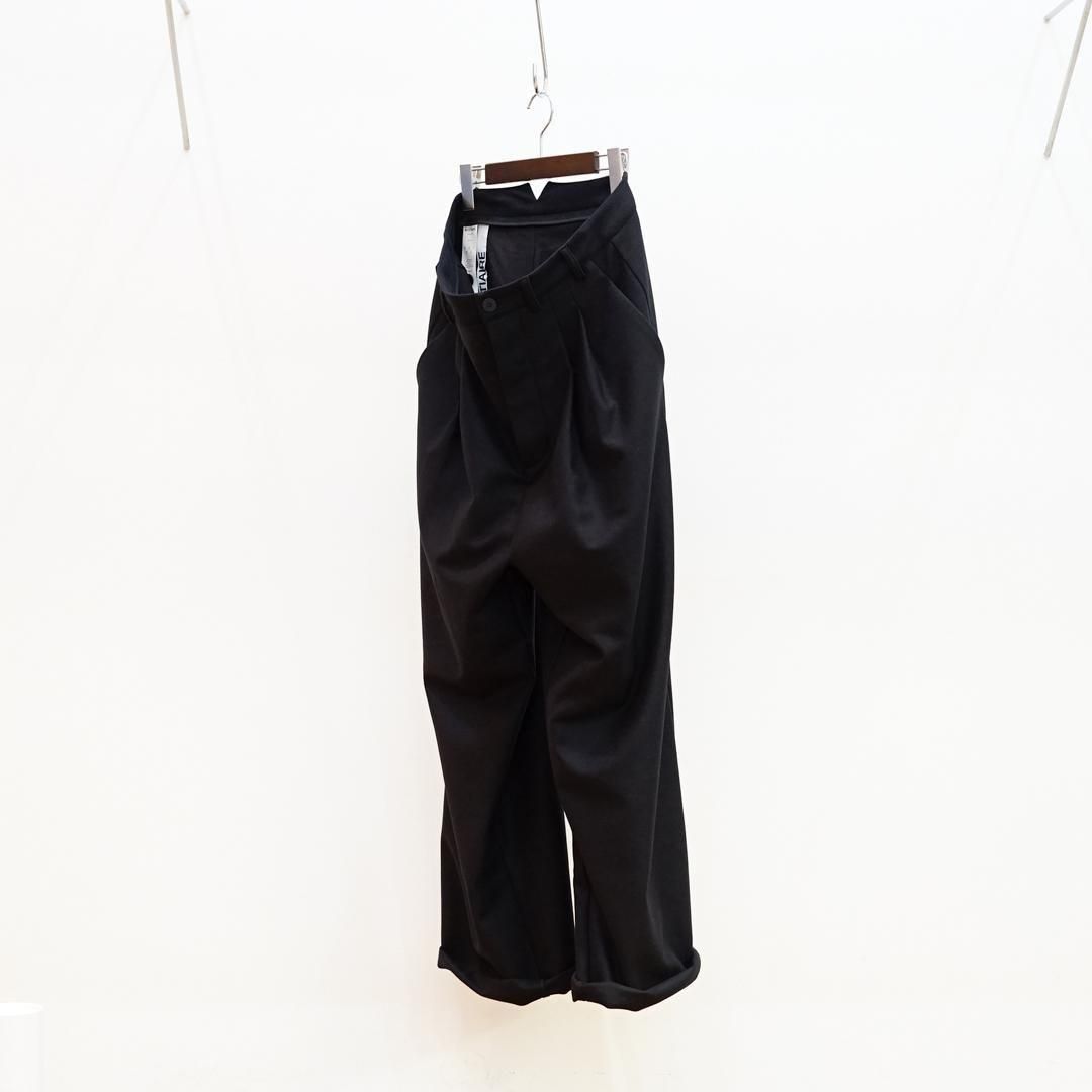 [unisex] BESTIAIRE (٥ƥ) Smooth Pants/Black