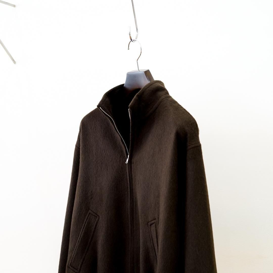 AURALEE (オーラリー) Baby Camel Flannel Zip Blouson/Dark Brown