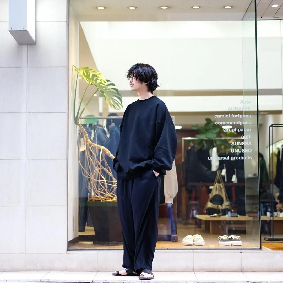 Graphpaper (グラフペーパー)AZUMA Terry Crew Neck Sweat