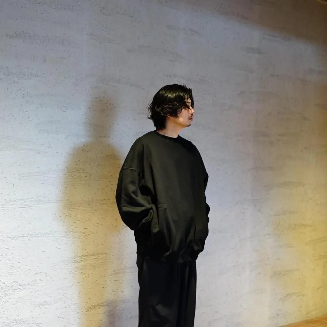 Graphpaper (グラフペーパー)AZUMA Terry Crew Neck Sweat (GU253