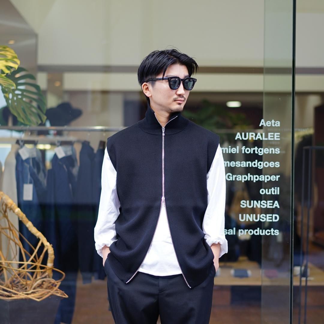 極美品 グラフペーパー High Density Cardigan ブラウン 0 Graphpaper - High Density Cardigan / BRICK | Stripe Online Store