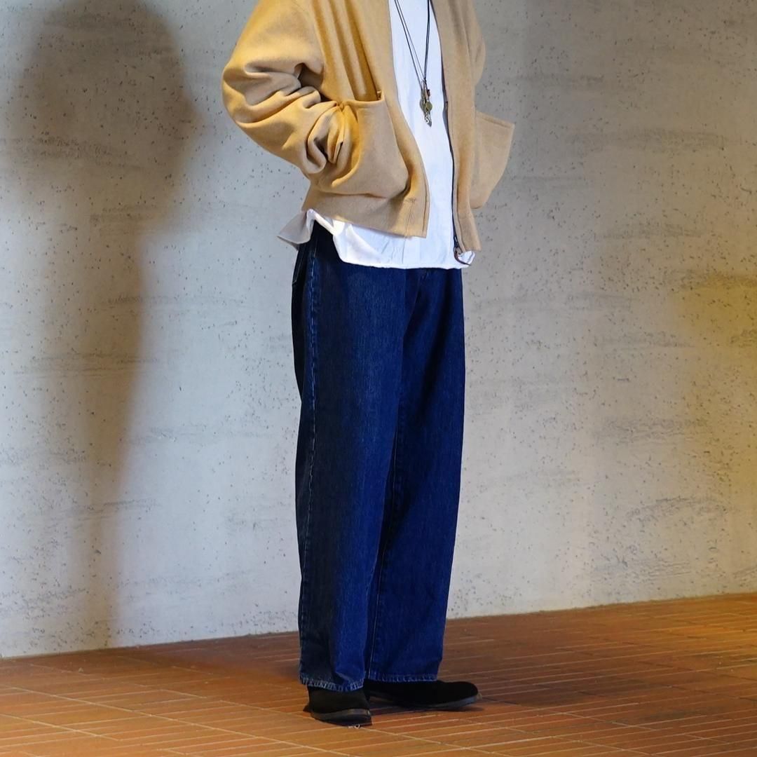 UNUSED (アンユーズド) 14oz Denim buggy pants (UW1180)/Indigo