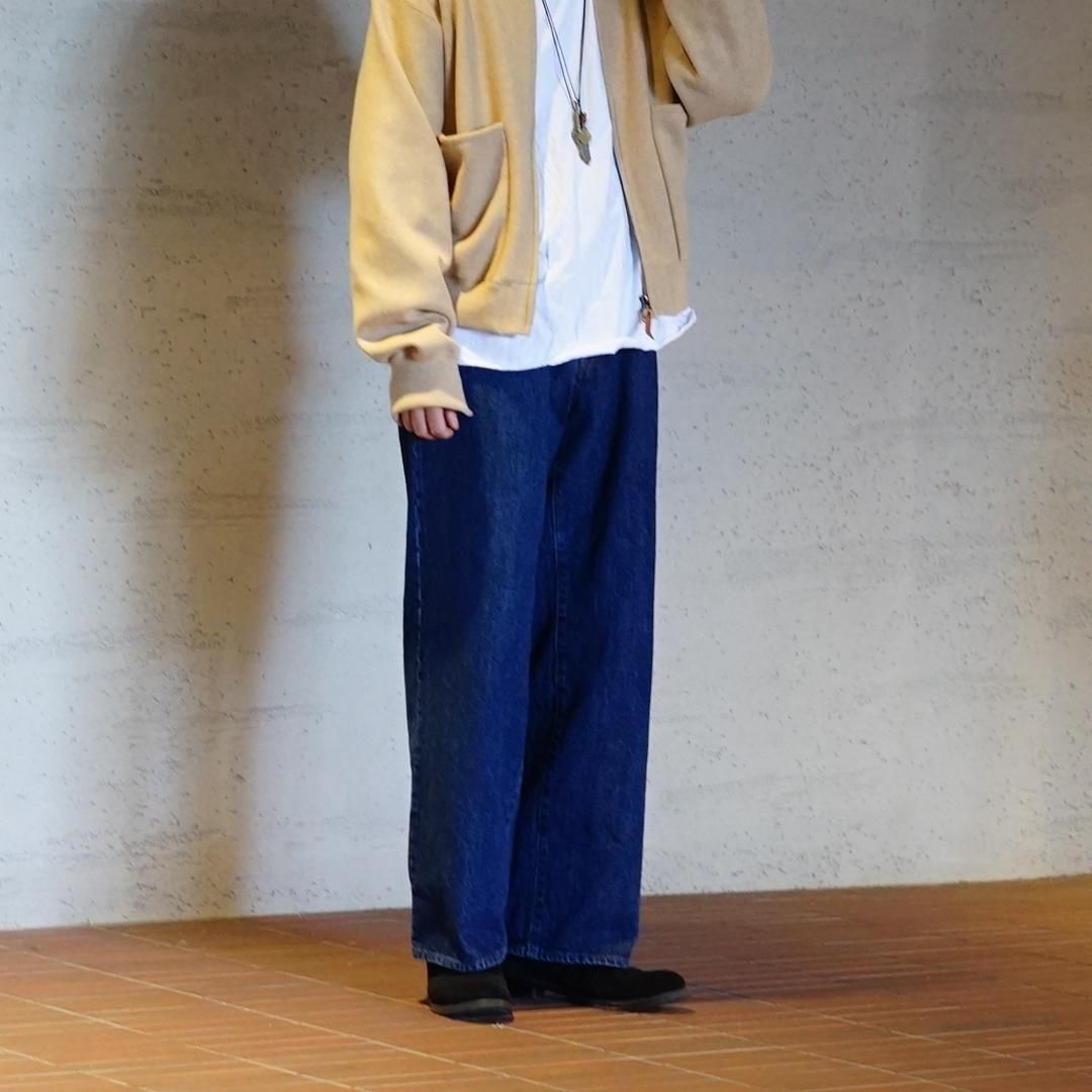 UNUSED (アンユーズド) 14oz Denim buggy pants (UW1180)/Indigo