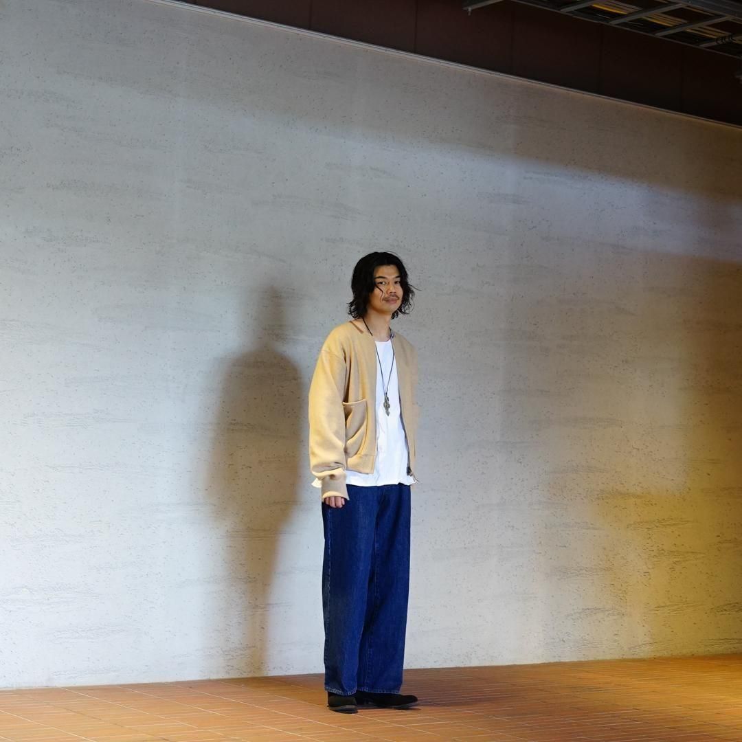 UNUSED (アンユーズド) 14oz Denim buggy pants (UW1180)/Indigo