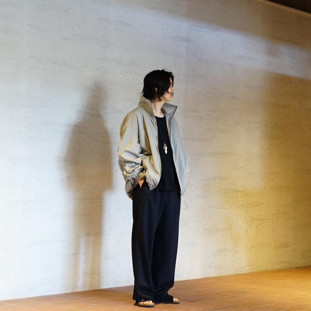 Graphpaper(グラフペーパー) Techno Wool Nylon Wide Tapered Trousers