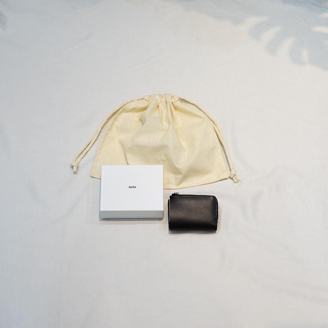 [unisex] Aeta() Folded Wallet (VT18)/Black