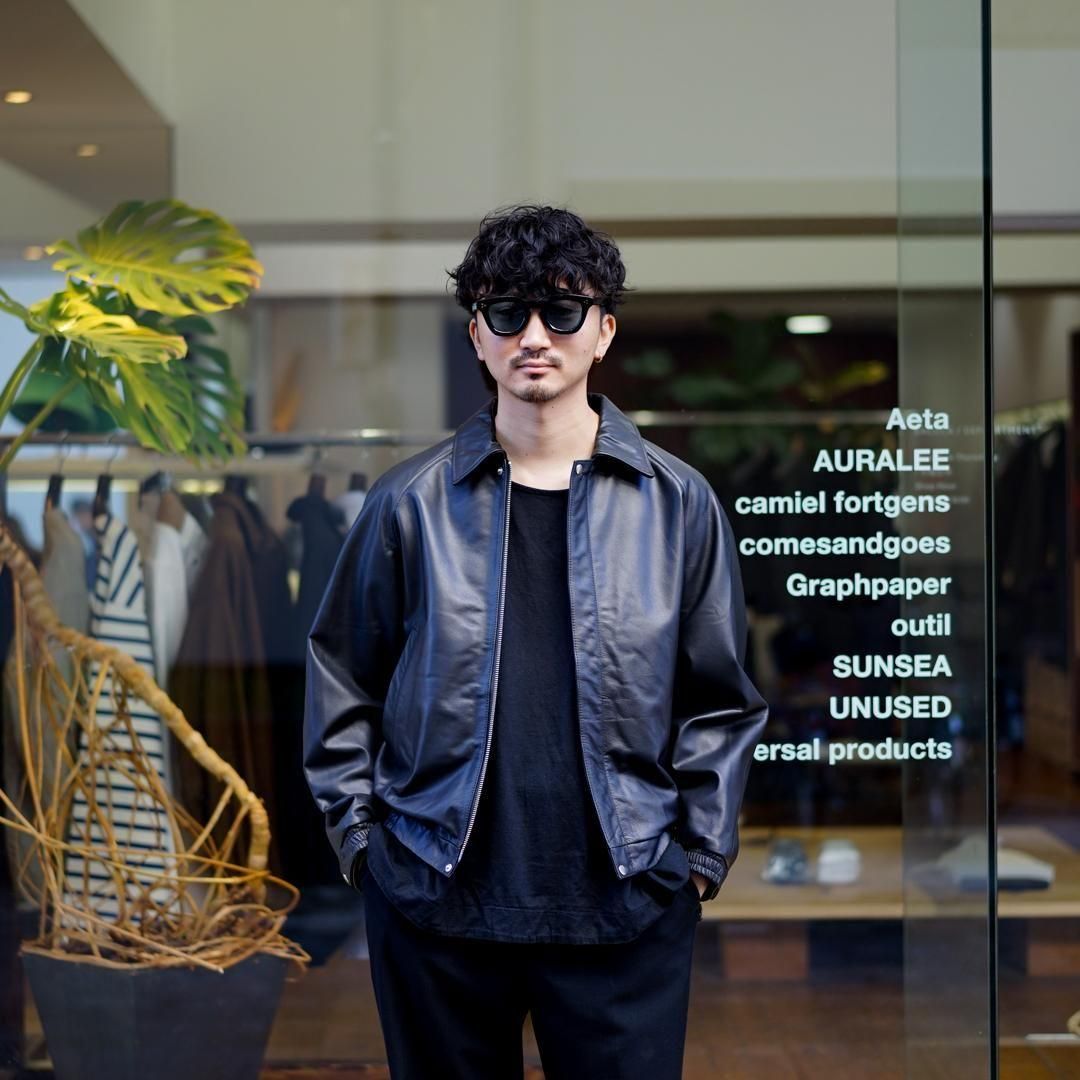 UNIVERSAL PRODUCTS (ユニバーサルプロダクツ) LEATHER BLOUSON (253