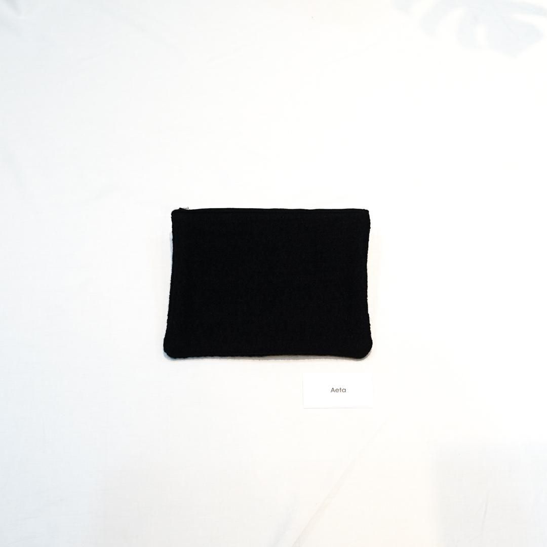 [unisex] Aeta () Flat Pouch M(JQ04)/Black