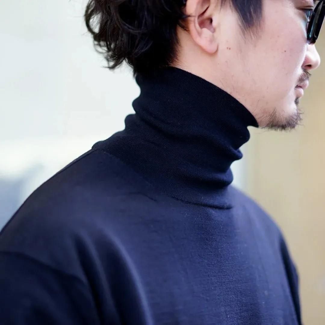 AURALEE (オーラリー)Super High Gauze Wool Knit Turtle(A24AP03BW