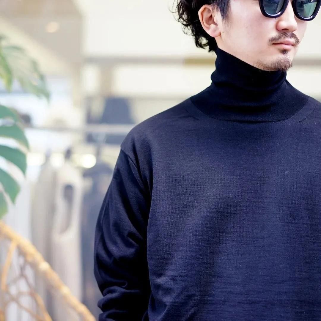 AURALEE (オーラリー)Super High Gauze Wool Knit Turtle(A24AP03BW