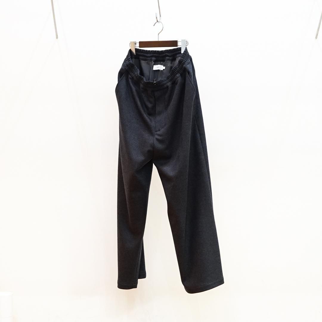 Graphpaper (եڡѡ) Wool Smooth Flannel Easy Wide Pants(GU253-40223B)/Gray