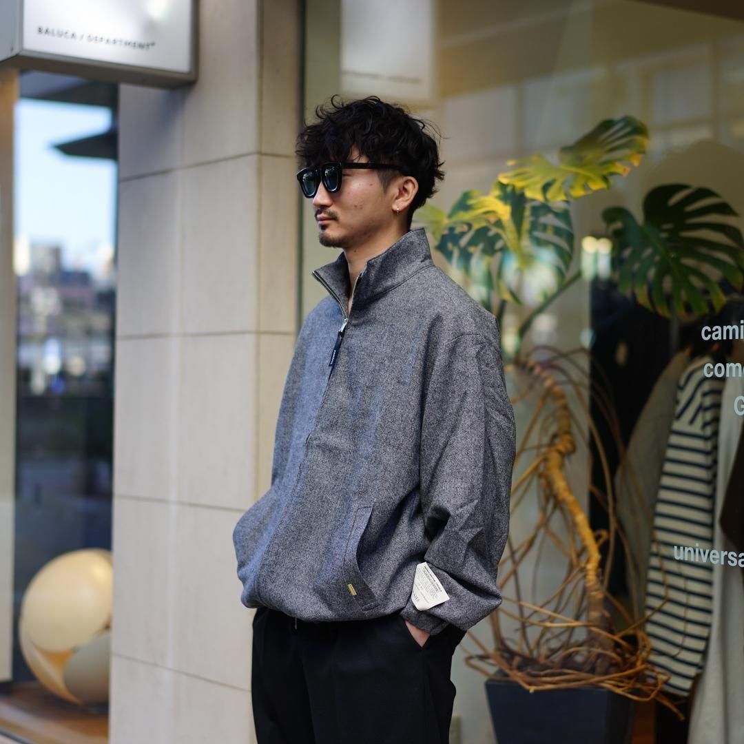 FARAH (ファーラー) Stand Collar Zip Up Blouson/Gray
