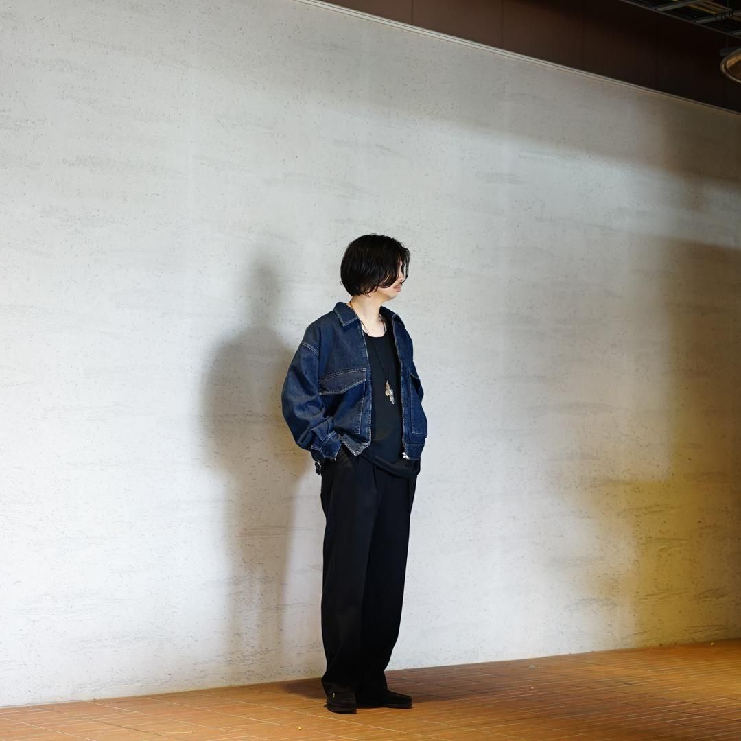 AURALEE (オーラリー) Light Wool Max Gabardine Two-Tuck Slacks