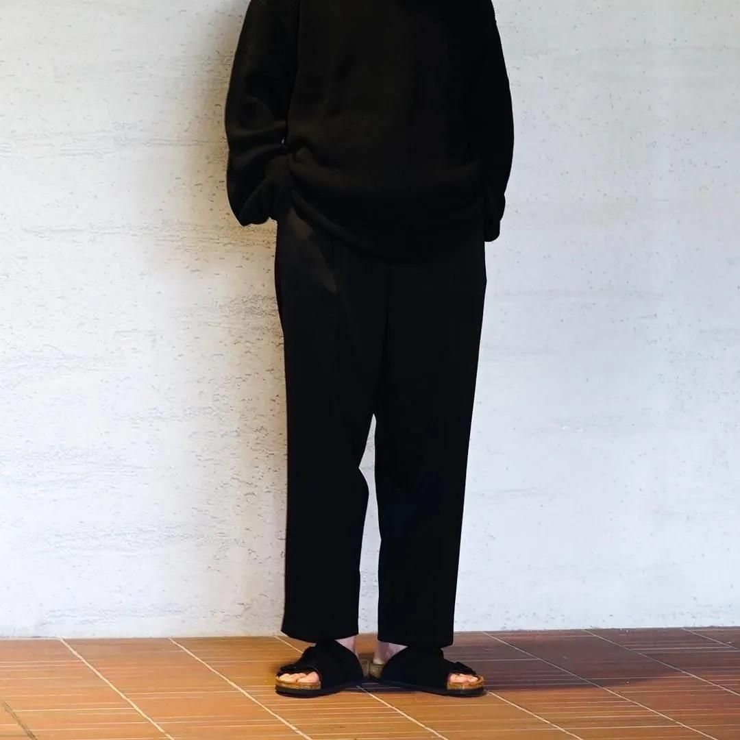 Graphpaper (グラフペーパー) Scale Off Wool Wide Tapered Slacks