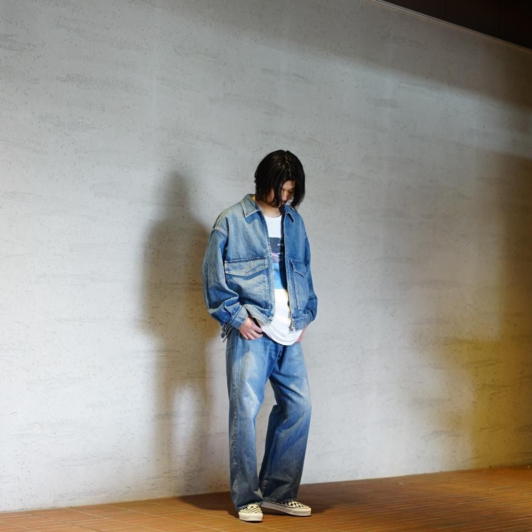 Graphpaper (グラフペーパー) Selvage Denim Five Pocket Wide