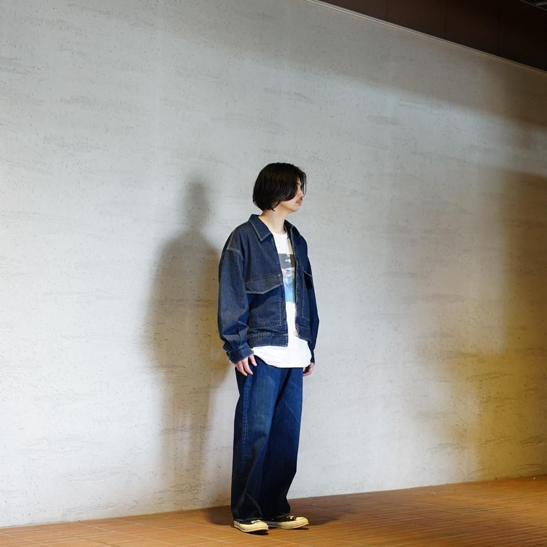 Graphpaper (グラフペーパー) Selvage Denim Five Pocket Wide