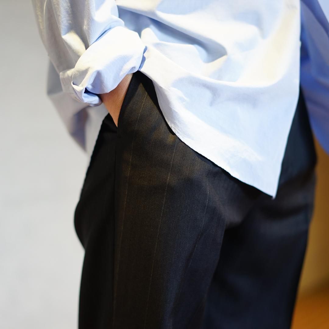 AURALEE (オーラリー) Bluefaced Wool Two-Tuck Slacks(A26SP02BA
