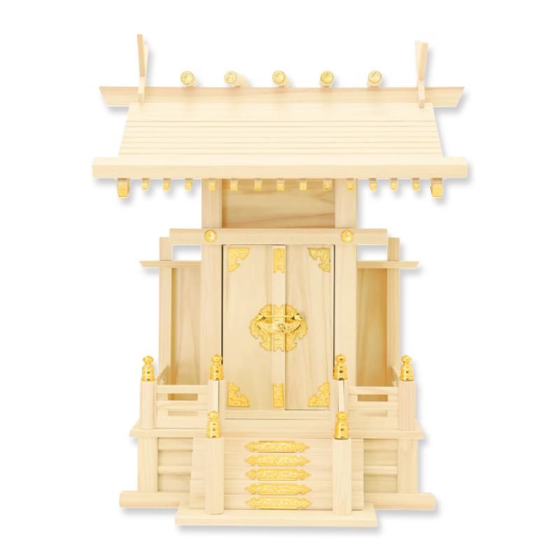 神居民芸 カバ材 上置棚付き 書斎机 引き出し_松本民芸 北海道民芸