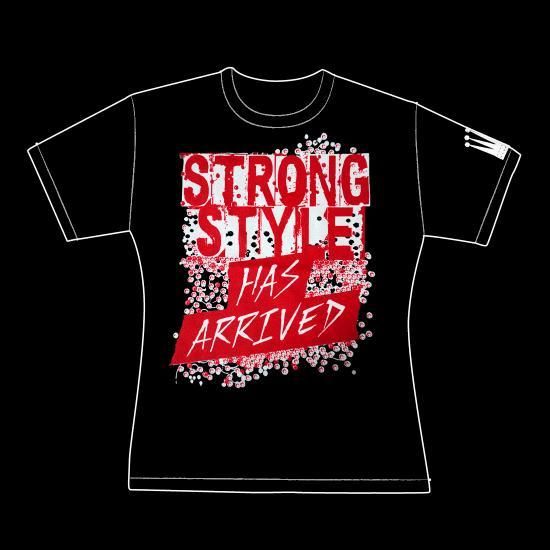 Solucha Com Wwe Authentic Shinsuke Nakamura シンスケ ナカムラ Strong Style Has Arrived ブラックレディースtシャツ